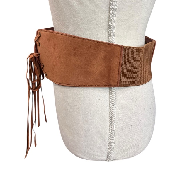 New York & Company Lace-Up Corset Belt — M/L — Stretch - Picture 5 of 9